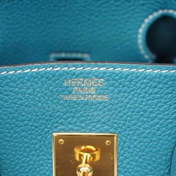 Hermes Hermès Birkin 35 Togo Blue Jean Handbag for Women, Stamped with M - Picture 5 of 13
